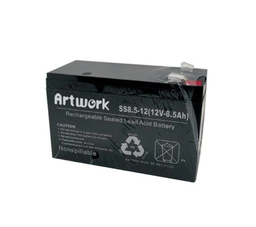[138002] Artwork UPS Battery 12V-8.5Ah Red
