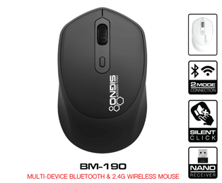 SIGNO BM-190 Bluetooth & Wireless Mouse