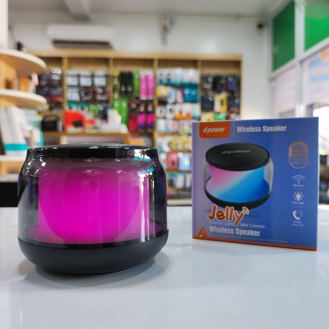 d-power Jelly Colorful Light Mini Wireless Speaker