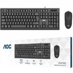 [121235] AOC KM160 Wired Keyboard + Mouse Combo
