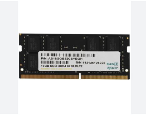Apacer DDR4 SODIMM 3200-17 1024x8 16GB Notebook RAM