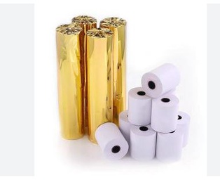 80x40 Thermal Slip Paper Roll (Gold)