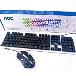 [121236] AOC KM100 RGB Wired Keyboard+Mouse Combo