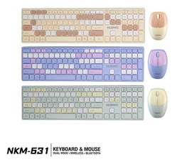 [121164] NUBWO NKM-631 Bluetooth Keyboard and Mouse (Thai Layout)