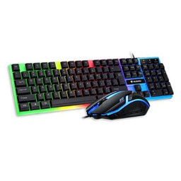 [127259] NUBWO NKM-632 USB LED Keyboard &amp; Mouse Combo (ENG/THAI Layout)