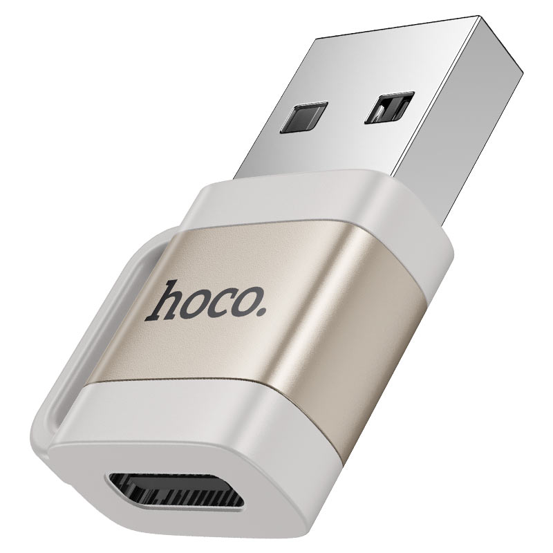 HOCO UA31D Mini Size USB-A Male to USB-C Female Adapter