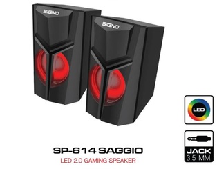 Signo SP-614 SAGGIO LED 2.0 Gaming Speaker