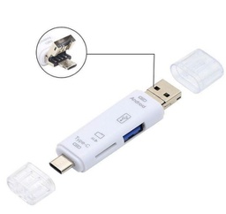 [103295] OTG Card Reader / Type-C / USB / Micro USB / SD / Micro SD ( 6 in1 ) Pl