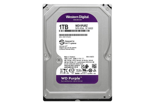WD 1TB Surveillance HDD SATA3 Purple (WD11PURZ)