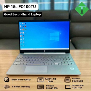 HP 15s FQ100TU (i3-1005G1, 16GB, 256GB, 15.6")Silver
