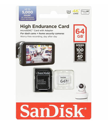 [124041] SANDISK Ultra microSDXC UHS-1Card 64GB(SDSQQNR-GN6IA) For CCTV